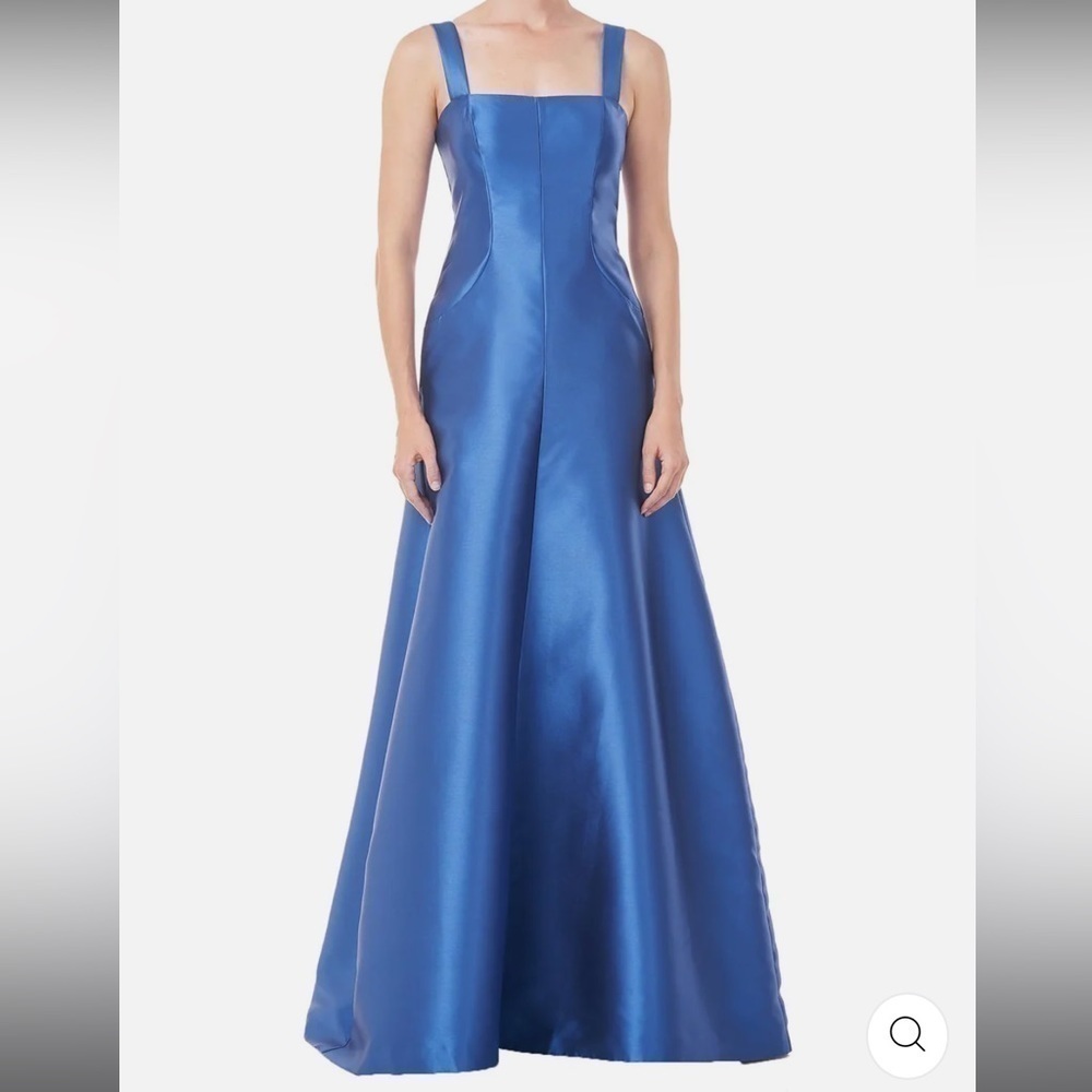 KAY Unger Tatiana Dress size 2 Sapphire Royal Blue